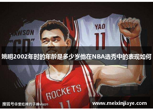 姚明2002年时的年龄是多少岁他在NBA选秀中的表现如何